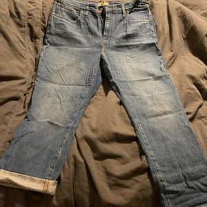 Madewell High Rise Slim Boyjean